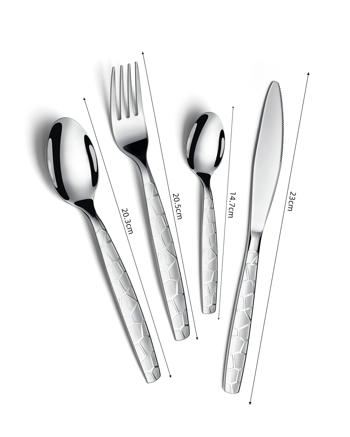 Bon Mosaic 24-Piece Stainless Steel Cutlery Set