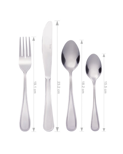 Bon Classica 24-Piece Stainless Steel Cutlery Set