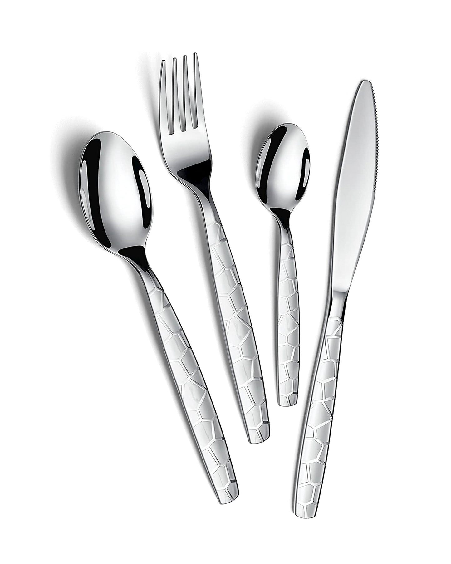 Wholesale Bulk Lot of 10 Bon Mosaic 24-Piece Stainless Steel Cutlery Sets