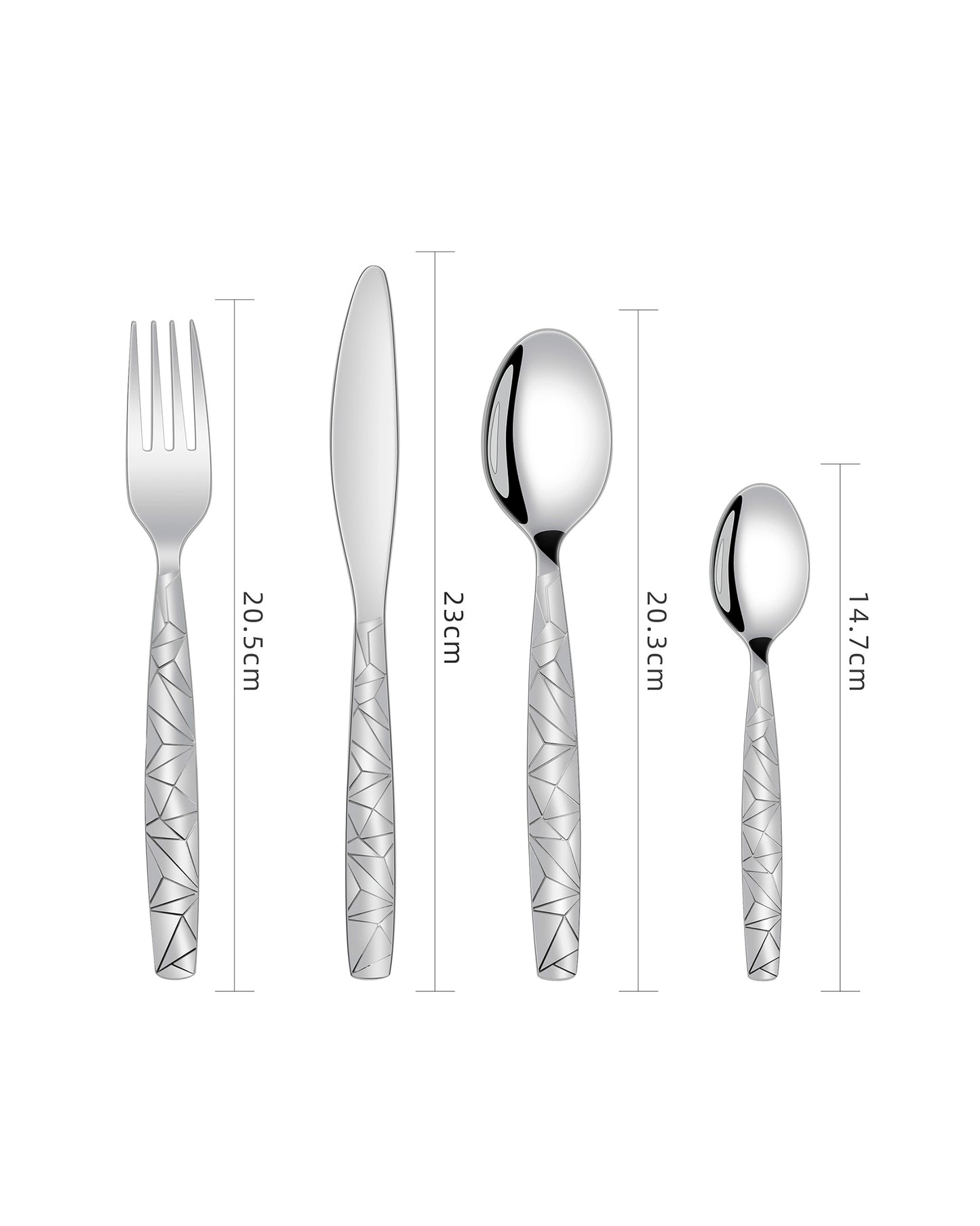Bon Mosaic II 24-Piece Stainless Steel Cutlery Set
