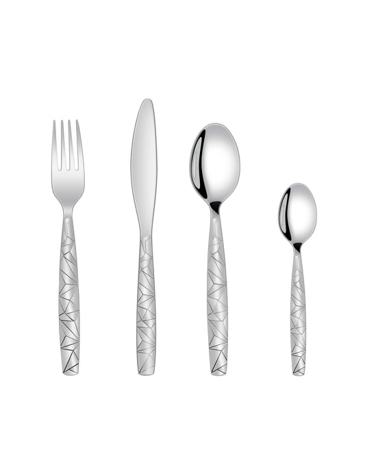 Bon Mosaic II 24-Piece Stainless Steel Cutlery Set