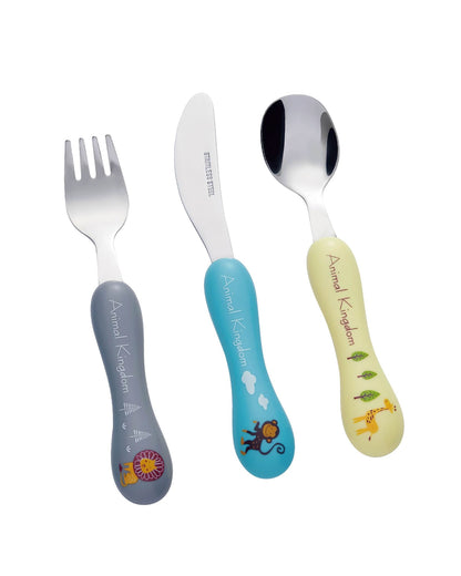 Wholesale Bulk Lot of 24 Bon Animal Kingdom 3-Piece Children's Cutlery Sets