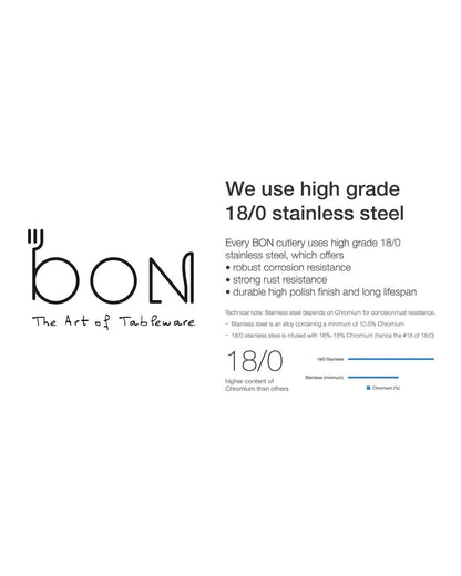 Bon Bubble 24-Piece Stainless Steel Cutlery Set