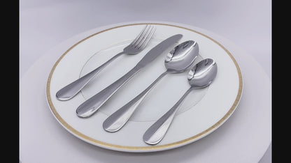 Wholesale Bulk Lot of 10 Bon Baguette 24-Piece Stainless Steel Cutlery Sets