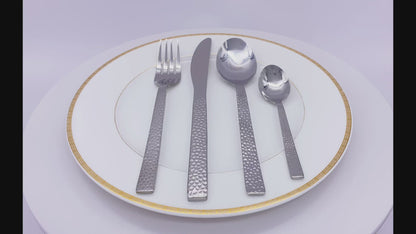 Bon Bubble 24-Piece Stainless Steel Cutlery Set