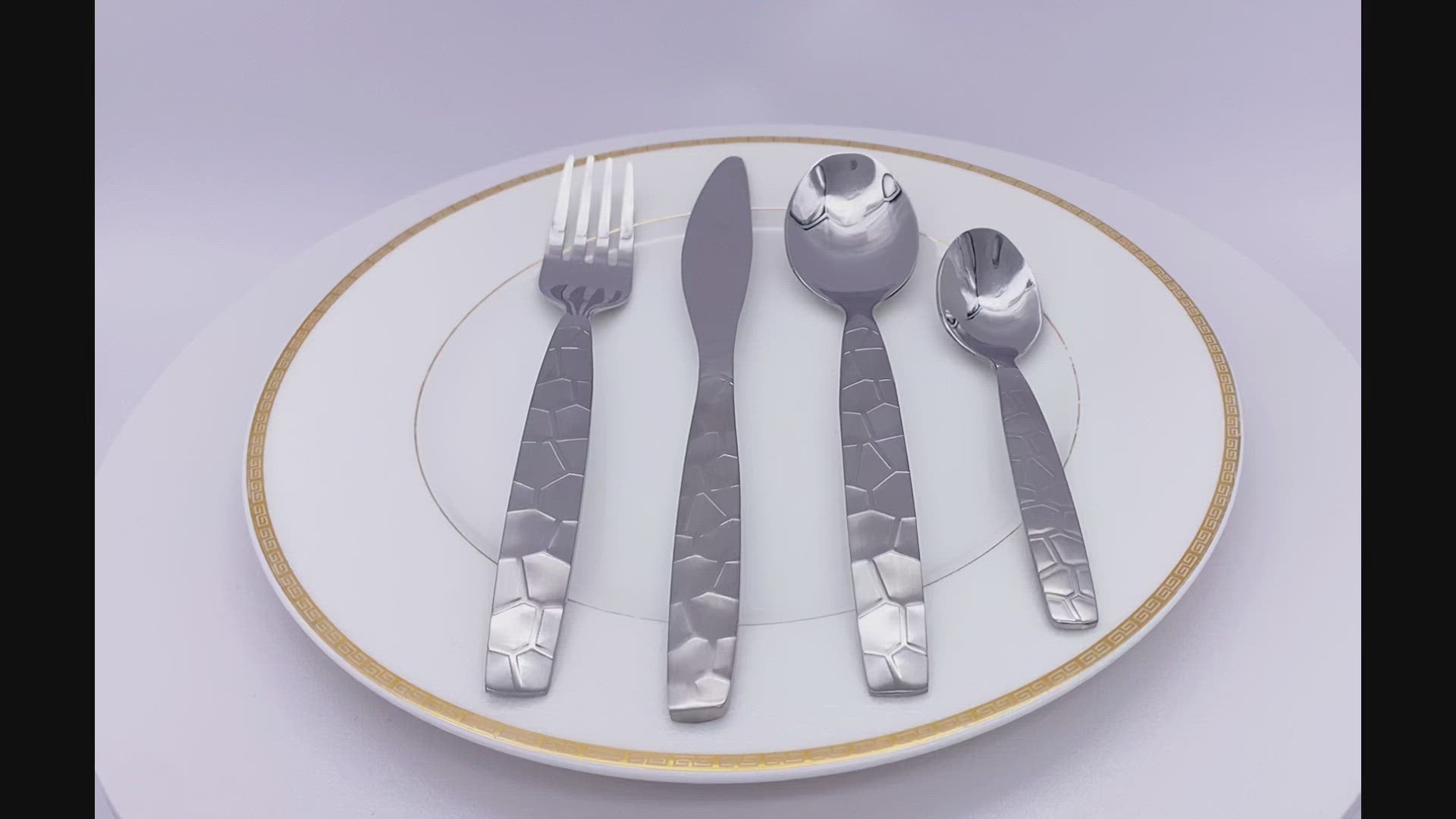 Bon Mosaic 24-Piece Stainless Steel Cutlery Set