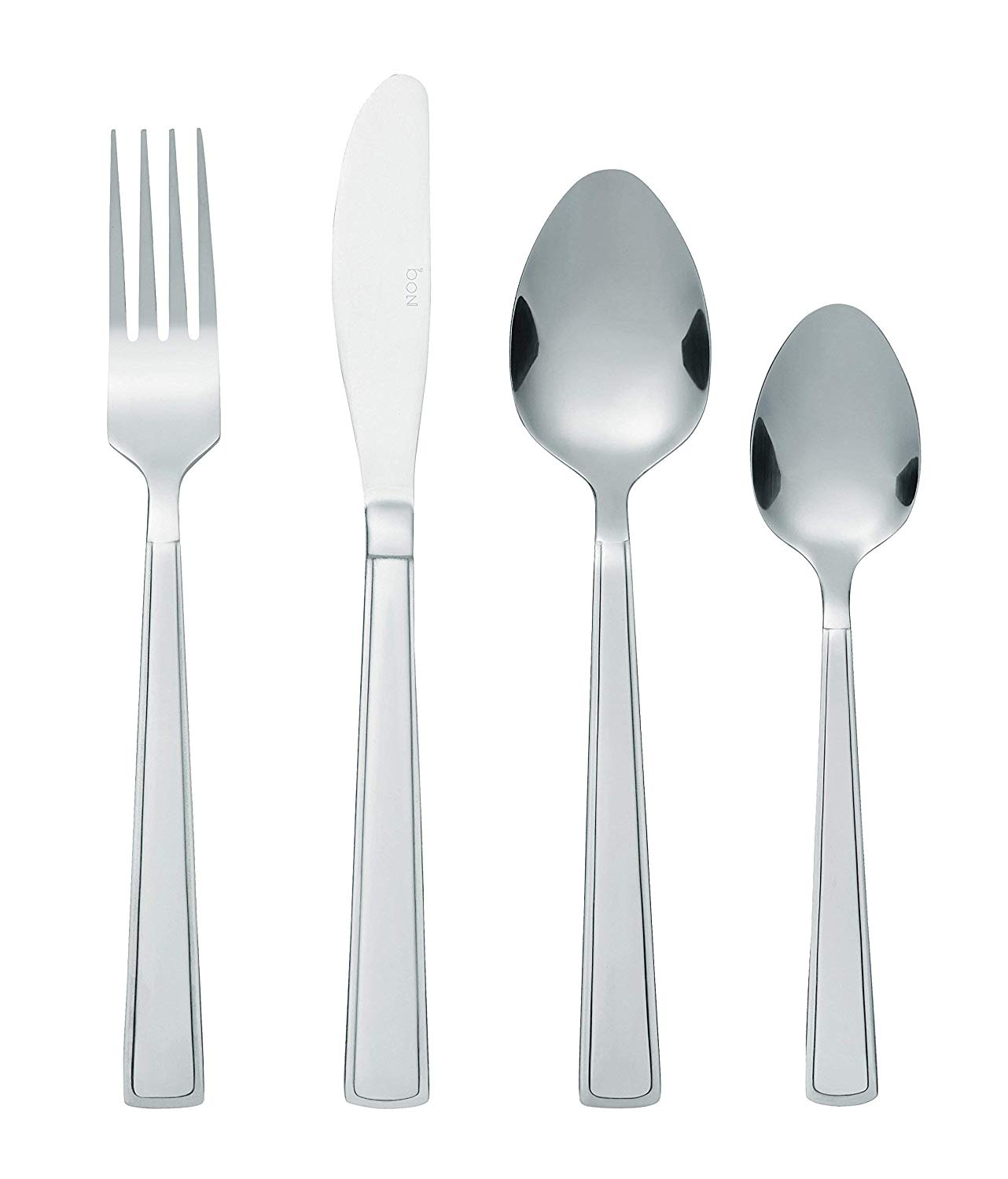 Bon Tuxedo 24-Piece Stainless Steel Cutlery Set