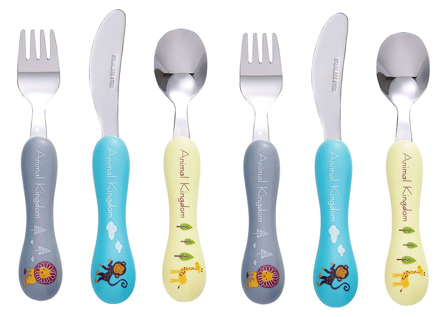 Bon Animal Kingdom 6-Piece Children's Cutlery Set