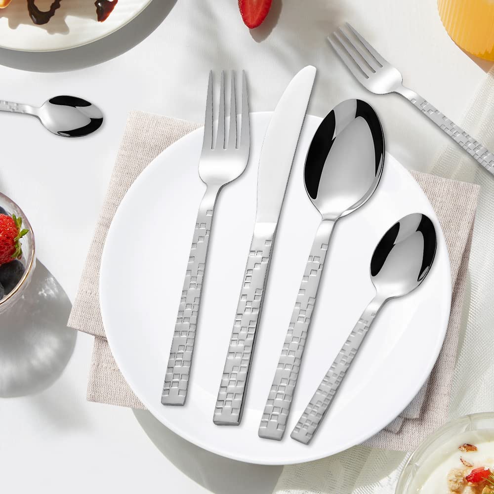Bon Emerald 24-Piece Stainless Steel Cutlery Set