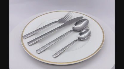 Wholesale Bulk Lot of 10 Bon Emerald 24-Piece Stainless Steel Cutlery Sets